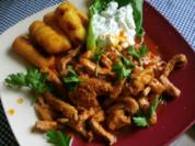 Gyros in Tomatensoße - Rezept