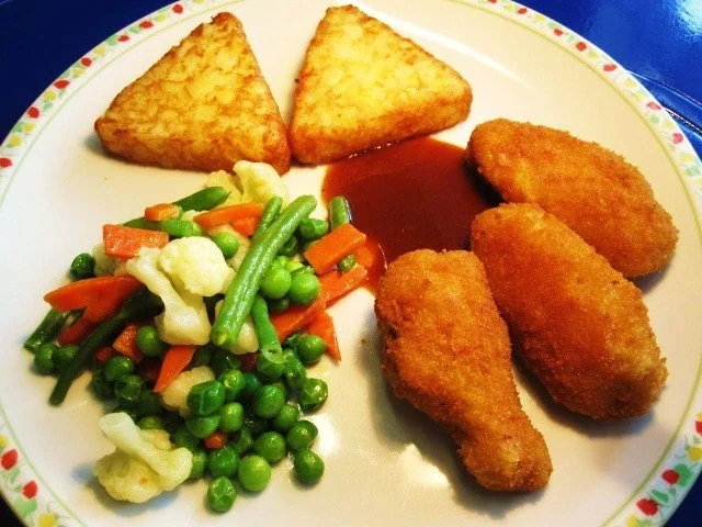 Sommergemüse mit Chicken Wings und Kartoffel-Rösti - Rezept - Bild Nr. 5