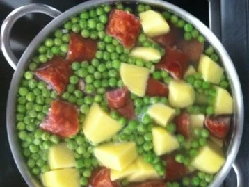 einfache grüne Erbsensuppe - Rezept