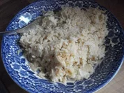 Rezept: Reis mit Erdnuss-Sauce Reis mit Erdnuss-Sauce - Rezept