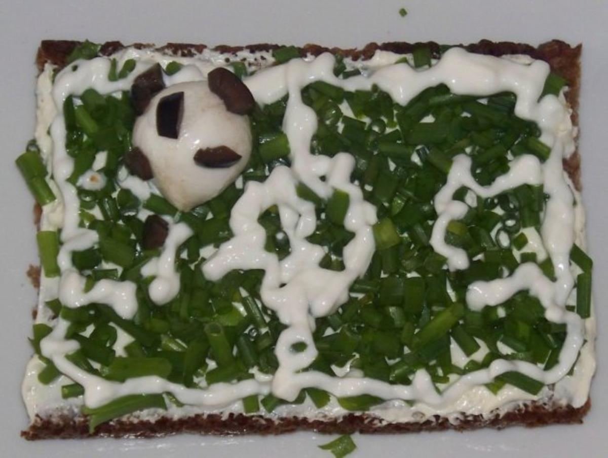 Fußballfeld-Brote - Rezept