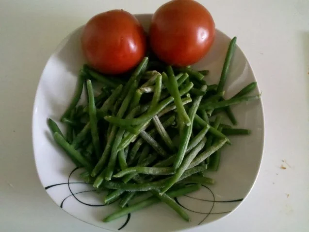 Gemüse: Grüne Bohnen - Tomatenauflauf mit Speck und Käse - Rezept - Bild Nr. 2