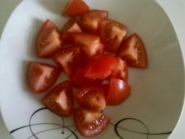 Gemüse: Grüne Bohnen - Tomatenauflauf mit Speck und Käse - Rezept - Bild Nr. 3