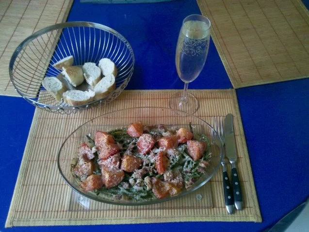 Gemüse: Grüne Bohnen - Tomatenauflauf mit Speck und Käse - Rezept - Bild Nr. 9