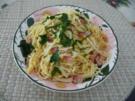 Resteverwertung : Bratnudeln mit Ei - Rezept