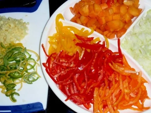 Rezept: Scharfes Hähnchen mit Basmatireis Bild Nr. 3 Scharfes Hähnchen mit Basmatireis - Rezept - Bild Nr. 3