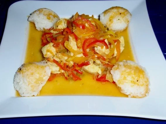 Rezept: Scharfes Hähnchen mit Basmatireis Bild Nr. 6 Scharfes Hähnchen mit Basmatireis - Rezept - Bild Nr. 6