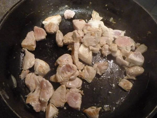 Rezept: Spanische Tortilla mit Hähnchenbrust und Gemüse Bild Nr. 2 Spanische Tortilla mit Hähnchenbrust und Gemüse - Rezept - Bild Nr. 2