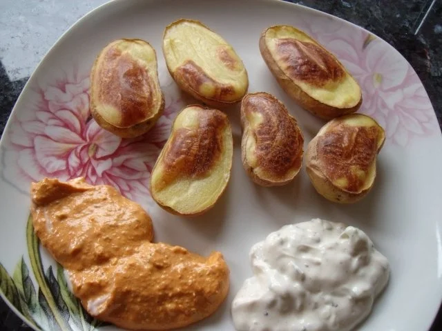 Rezept: Ballon-Kartoffeln; auch als Beilage zum Grillen geeignet Ballon-Kartoffeln; auch als Beilage zum Grillen geeignet - Rezept