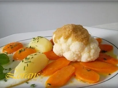 ※ Blumenkohl mit Möhren, Kartoffeln und Spiegeleier ※ - Rezept - Bild Nr. 14