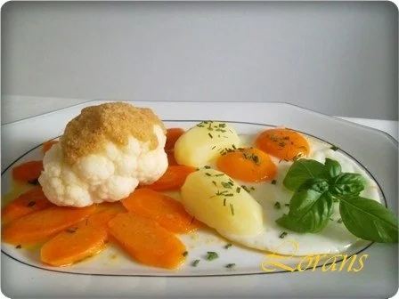※ Blumenkohl mit Möhren, Kartoffeln und Spiegeleier ※ - Rezept - Bild Nr. 12