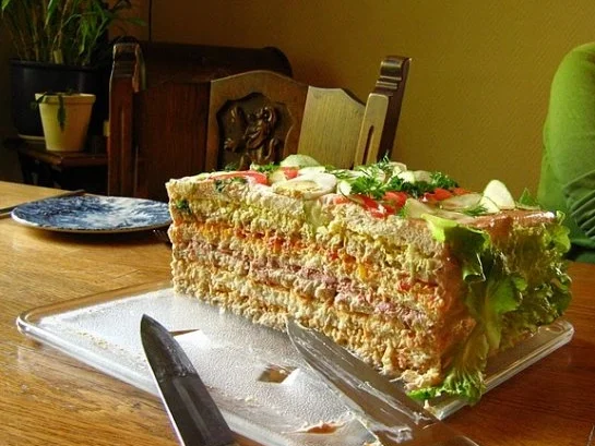 Femlidens Smörgåstårta zur Sonnenwende - Rezept - Bild Nr. 2