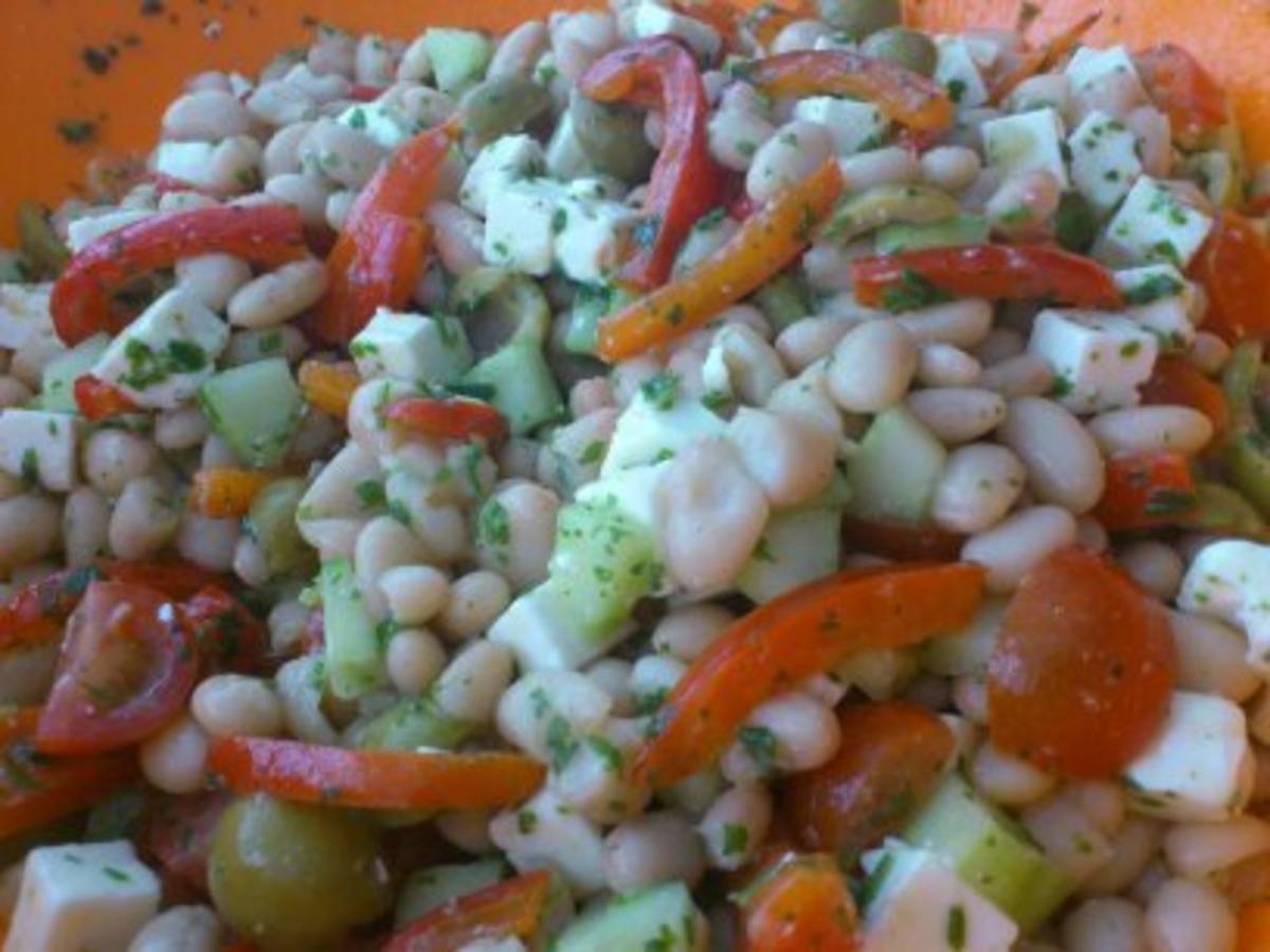 Griechischer Bohnensalat - Rezept mit Bild - kochbar.de