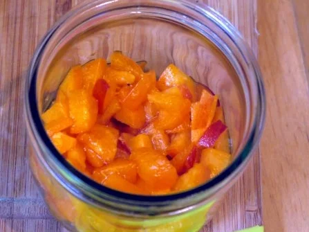 Aprikosen-Käsekuchen (im Glas und verkehrt herum) - Rezept - Bild Nr. 3