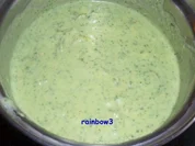 Kochen: Grüne Käse-Sahne-Sauce - Rezept