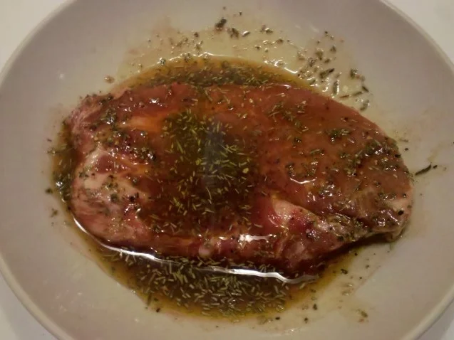 Fleisch: Nackensteak mediteran mit Rollinis - Rezept - Bild Nr. 4