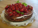 Käsekuchen mit Erdbeeren - Rezept