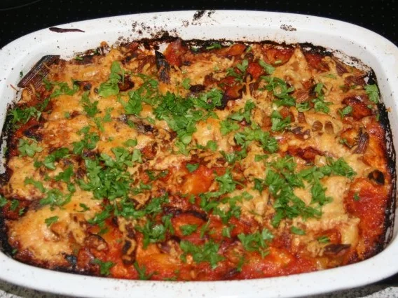 Griechischer Nudelauflauf - Rezept