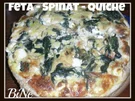 BiNe` S FETA - SPINAT - QUICHE - Rezept
