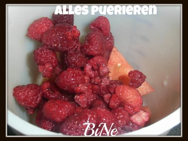 Rezept: BiNe` S MELONEN - HIMBEER - KARUSSELL Bild Nr. 4 BiNe` S MELONEN - HIMBEER - KARUSSELL - Rezept - Bild Nr. 4
