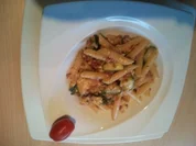 Rezept: Penna Carbonara Ge-Jamie-Nightcookert oder "Die Danke fรผr das geile Spiel-Pfanne" Penna Carbonara Ge-Jamie-Nightcookert oder "Die Danke fรผr das geile Spiel-Pfanne" - Rezept