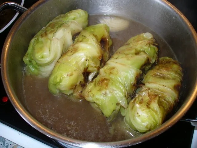 Spitzkohlrouladen mit Hackfleischfüllung - Rezept - Bild Nr. 8