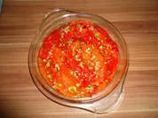 Spitzpaprika rot mit feiner Marinade - Rezept
