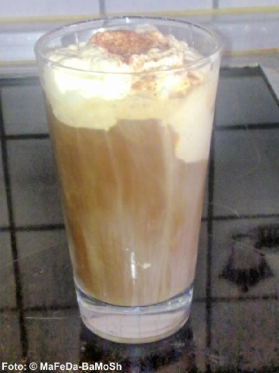 Bilder für Eiskaffee mit kalten Kaffee und Zucker Rezept