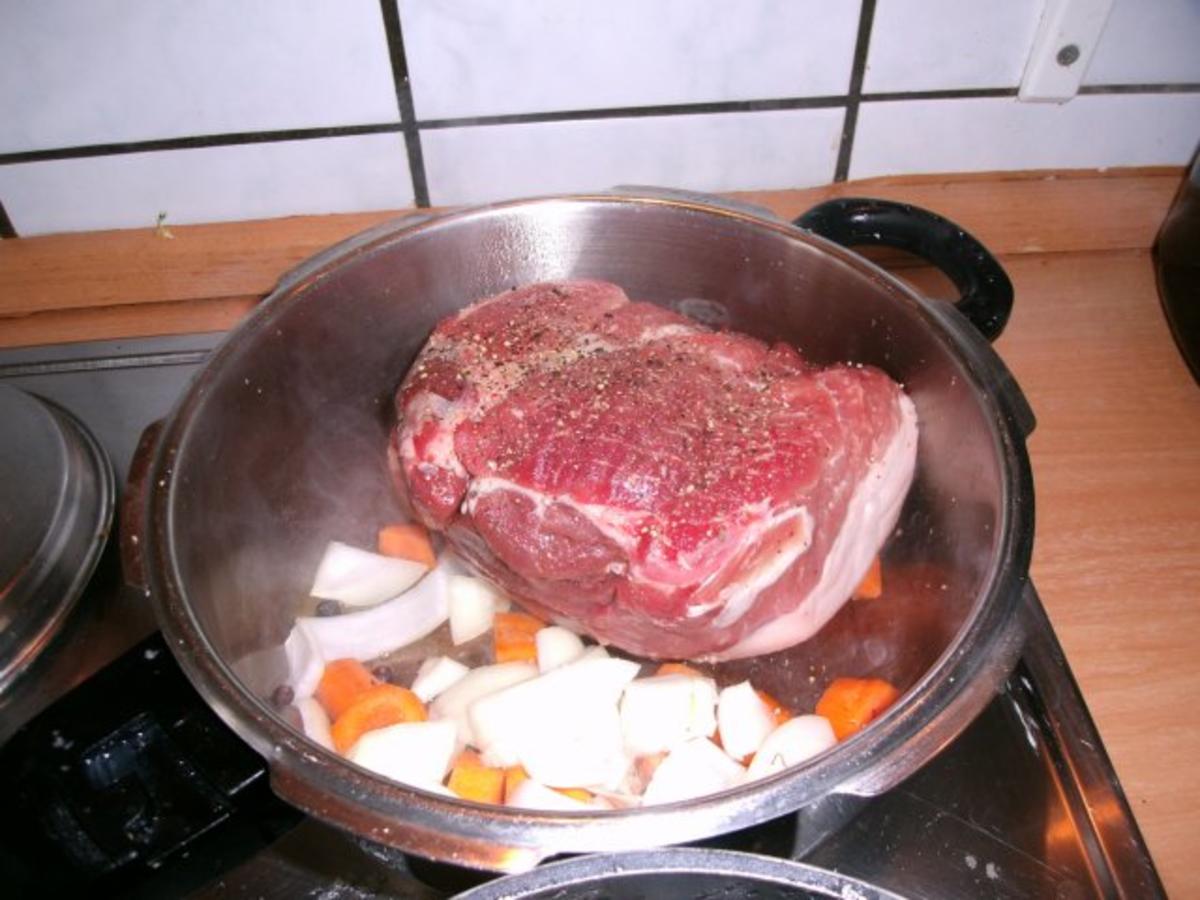 Schweinebraten mit Sommergemüse - Rezept - Bild Nr. 3