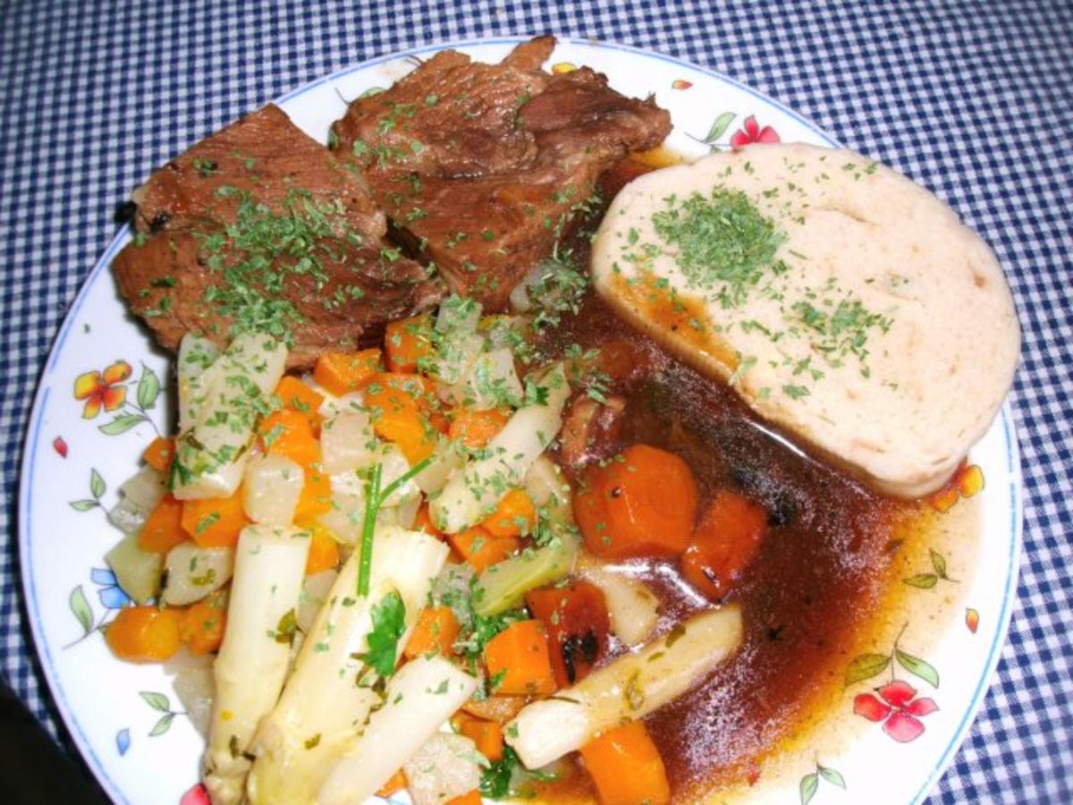 Schweinebraten mit Sommergemüse - Rezept - Bild Nr. 2