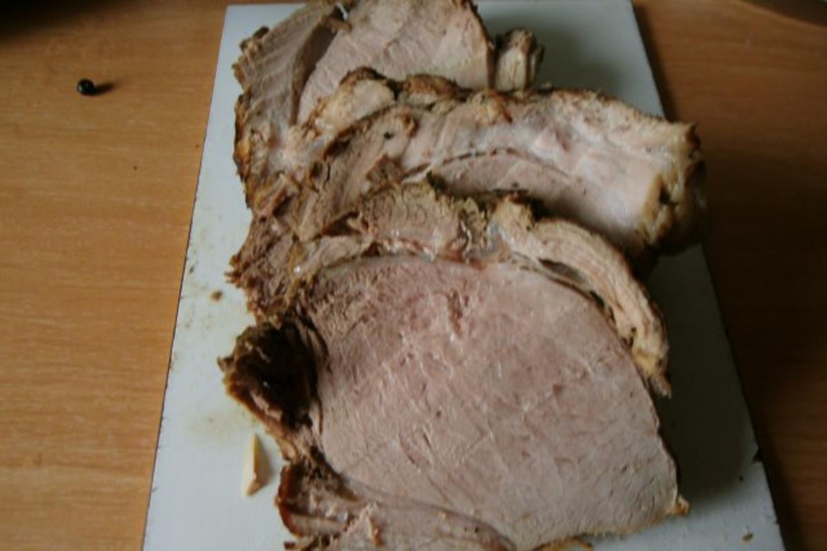 Schweinebraten mit Sommergemüse - Rezept - Bild Nr. 7