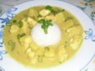 Hühnercurry in Kokosmilch und Ananas - Rezept