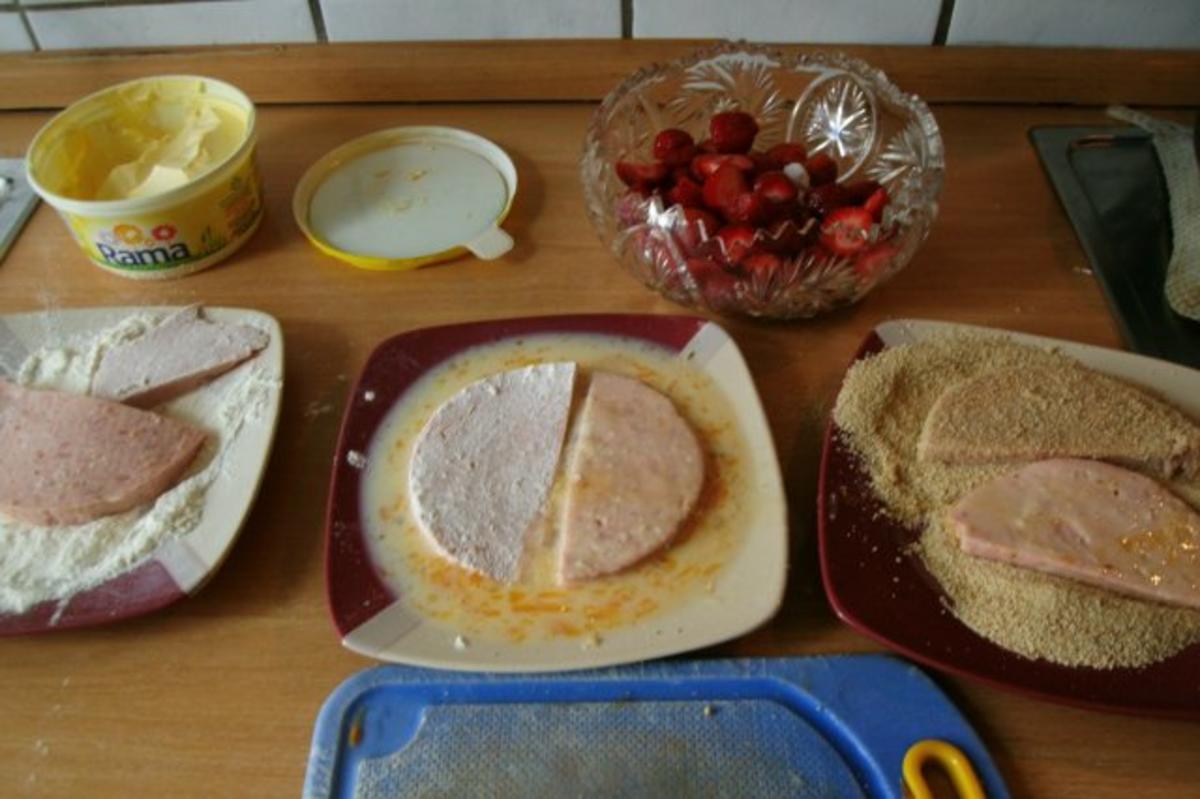 Nudeln in  Tomatensosse und Jägerschnitzel - Rezept - Bild Nr. 7