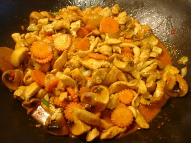 Exotisches Hähnchenbrustfilet mit Nudeln - Rezept - Bild Nr. 20