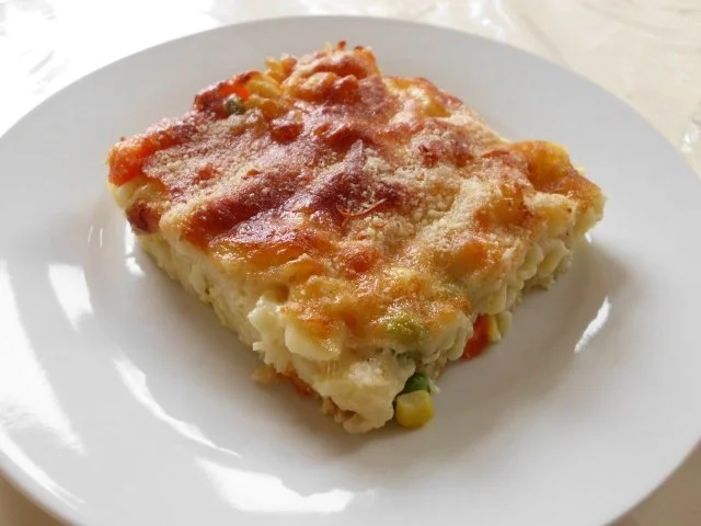 Rezept: Nudelauflauf mit Gemüse Bild Nr. 2 Nudelauflauf mit Gemüse - Rezept - Bild Nr. 2