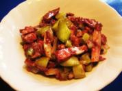 Wurstsalat aus rotem Preßsack - Rezept