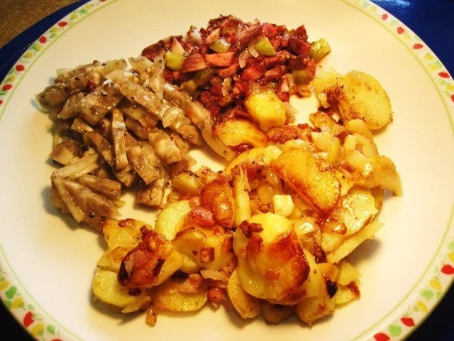 Wurstsalat aus rotem Preßsack - Rezept - Bild Nr. 5