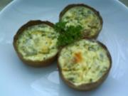 Kleine Kräuterquiches - Rezept