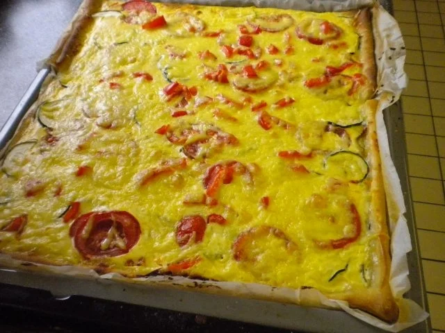 Rezept: Gemüsekuchen Bild Nr. 2 Gemüsekuchen - Rezept - Bild Nr. 2