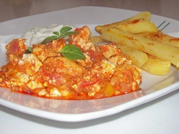 Überbackenes Hähnchen-Gyros in Feta-Tomatensoße - Rezept - Bild Nr. 12