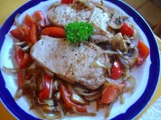 Schweinerückensteak auf Sonnenblumenbrot - Rezept