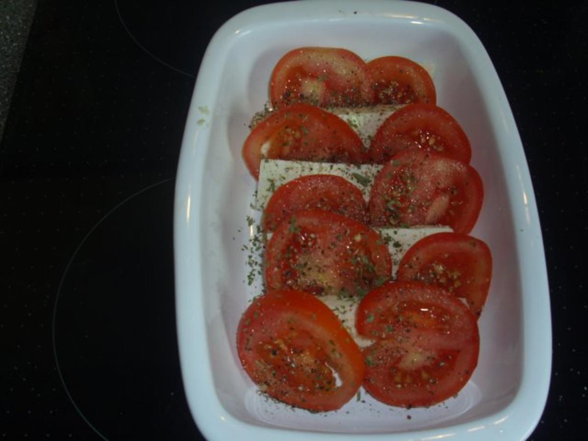Tomaten-Feta-Pesto-Überbacken - Rezept - Bild Nr. 3