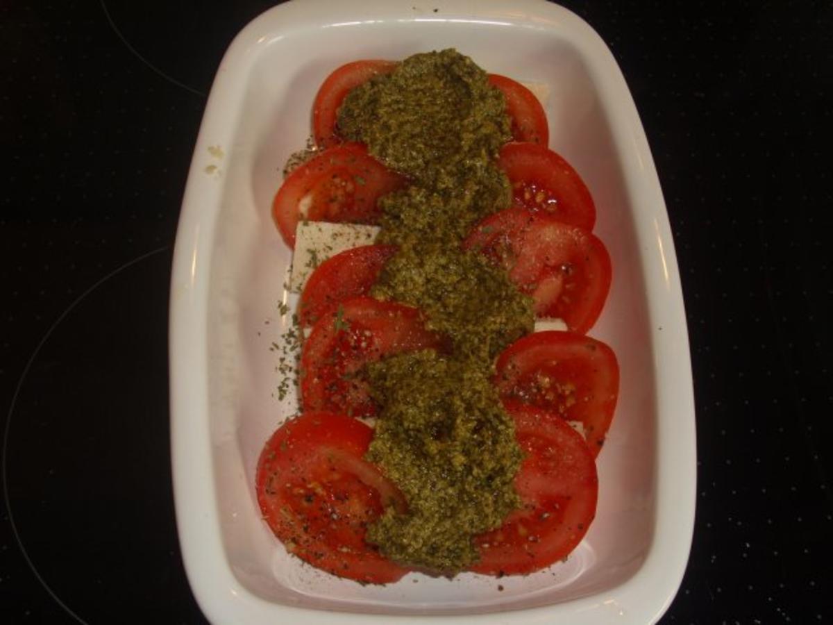 Tomaten-Feta-Pesto-Überbacken - Rezept - Bild Nr. 4