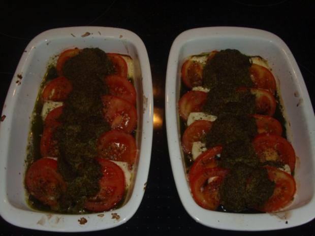 Tomaten-Feta-Pesto-Überbacken - Rezept - kochbar.de