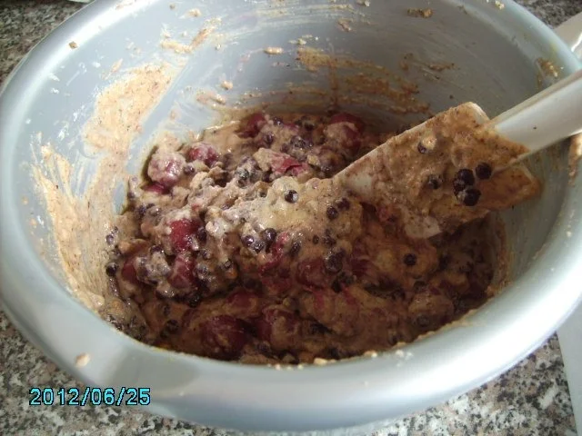 ٩(●̮̮̃●̃)۶   Schneckeles  Heidelbeer-Kirschkuchen  ٩(●̮̮̃●̃)۶ - Rezept - Bild Nr. 3