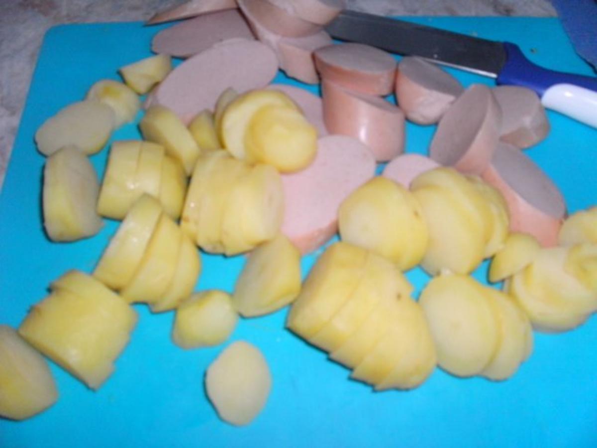 Sahniges Kartoffel-Wurst-Gratin - Rezept - Bild Nr. 5