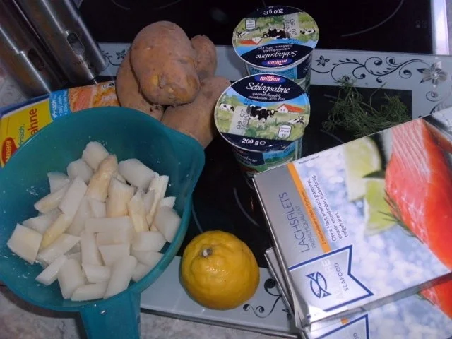 Lachs im Spargelbett - Rezept - Bild Nr. 2