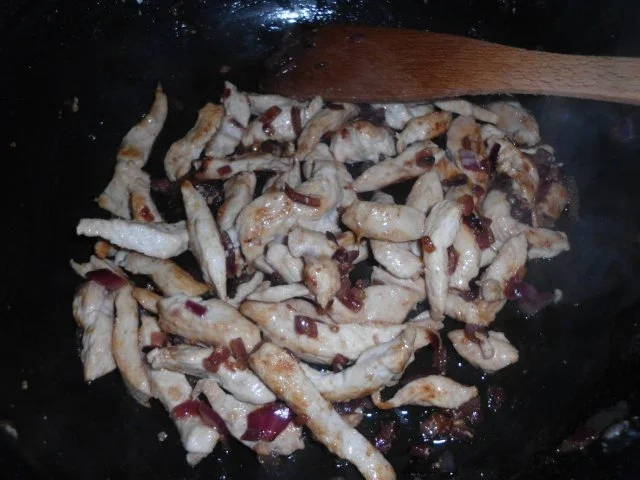 Hähnchenbrustfilet mit Knoblauch- Focaccia und Zuckerschoten - Rezept - Bild Nr. 8