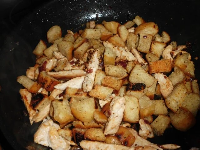 Hähnchenbrustfilet mit Knoblauch- Focaccia und Zuckerschoten - Rezept - Bild Nr. 9