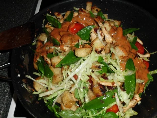 Hähnchenbrustfilet mit Knoblauch- Focaccia und Zuckerschoten - Rezept - Bild Nr. 11